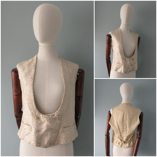 Antique wedding waistcoat - wedding,