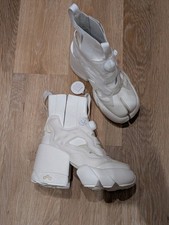 RRP€1178 MAISON MARGIELA x REEBOK Insta Pump Boots US6 UK3 EU36 Contrast Leather