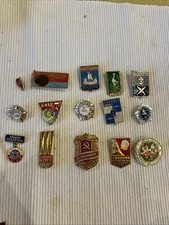 Soviet Era Enamel Pin Badges