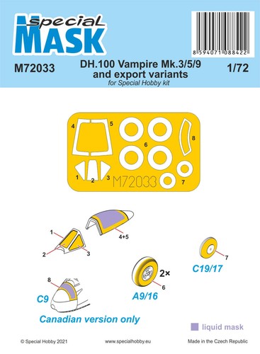 Special hobby m72033 de - 1:72,