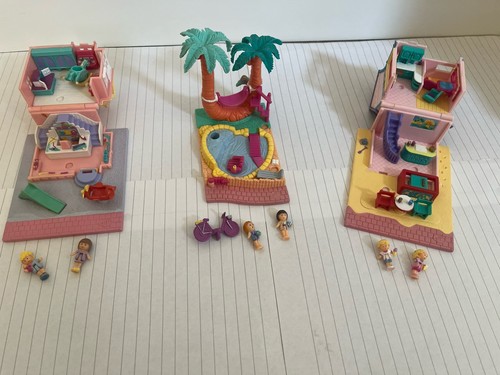 Vintage polly pocket play sets - vintage,
