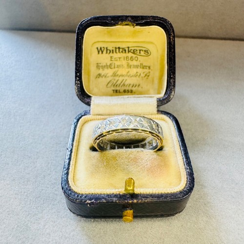 Rare 9ct white - rare, gold