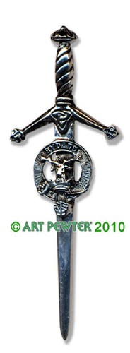 Clan crest kilt pin made - clan,