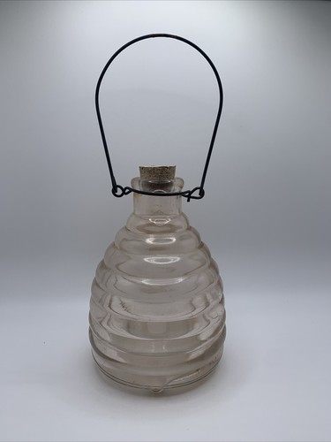 Vintage glass wasp bug - glass,