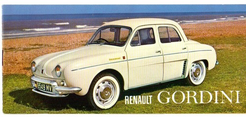 Renault dauphine gordini - dauphine,