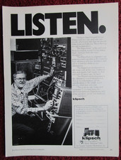 1978 KLIPSCH KLIPSCHORN Stereo