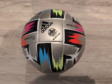 Official UEFA EURO 2020 Final Uniforia Match Ball Replica Silver Size 5