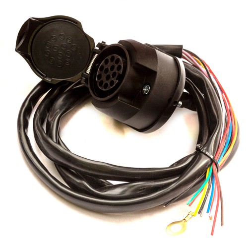 Caravan prewired pin plug 2 - caravan,