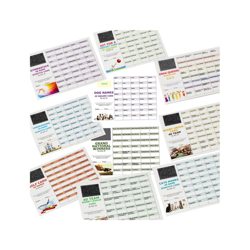 Fundraising scratch cards - scratch,