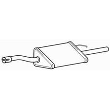 Quality Rear Exhaust Silencer Back Box for Ford Focus 1.8 Litre (1998-2005)