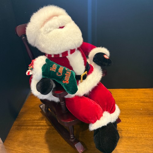 Vintage dan dee - animated, santa