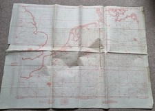 Original WW2 RAF plotting map