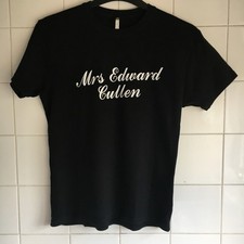 Mrs Edward Cullen XXL 36-38 Women's Black T-Shirt  Twilight  Vampire Rare Movie