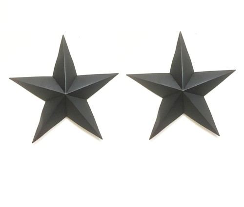 Defect black barn star - barn,