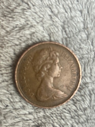 Rare 1971 new pence coin - new, 2p