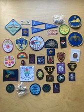 39 Assorted Vintage Girl Guides Brownies Guiding Badges.