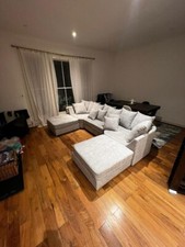 Large Grey U-Shaped Sofa , Perfect Condition