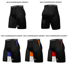 Compression Shorts Lycra Mens Adults Thermal Yoga Inner Liner Running Shorts UK
