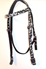 Horse Black Heavy Nylon Bridle
