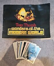 Full Set x 30 Tom Thumb Cigar Cards & Album Wonders Of The Modern World 1985