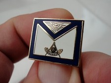 Freemason Masonic Apron Enamel