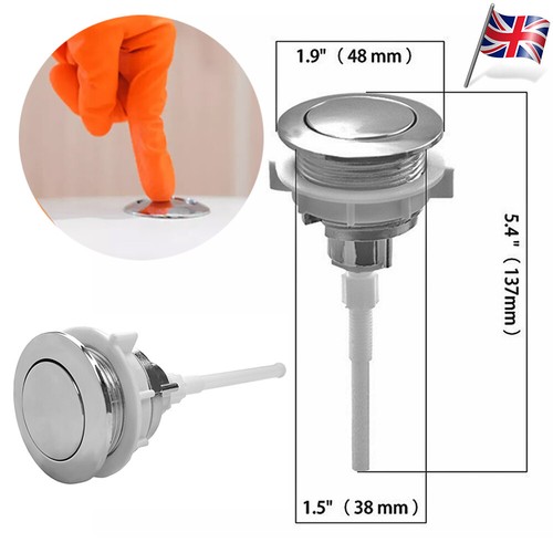 Bathroom toilet push button - push,