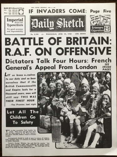 Ww2 poster 1940 newspaper - 1940,