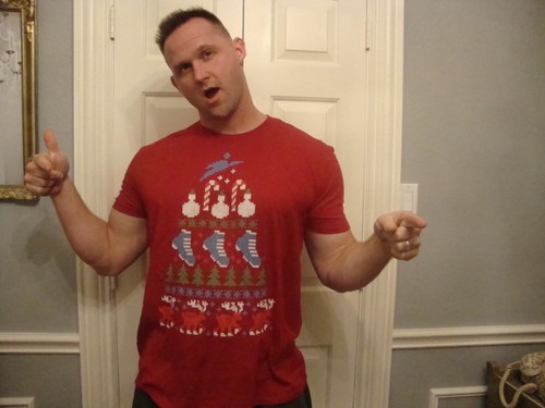 Ugly tacky christmas sweater - tacky,