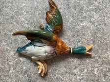 Vintage Beswick Mallard Flying Duck Wall Plaque 596/3 - Wall Pocket Bird