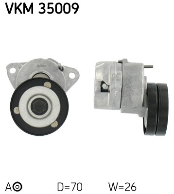 Skf vkm 35009 belt - vkm, tensioner