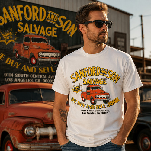 Retro salvage yard - retro, family