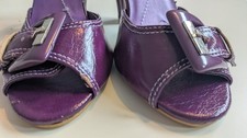 Gorgeous Vibrant Purple Heels Size 4 In Good Condition, Nice Heel