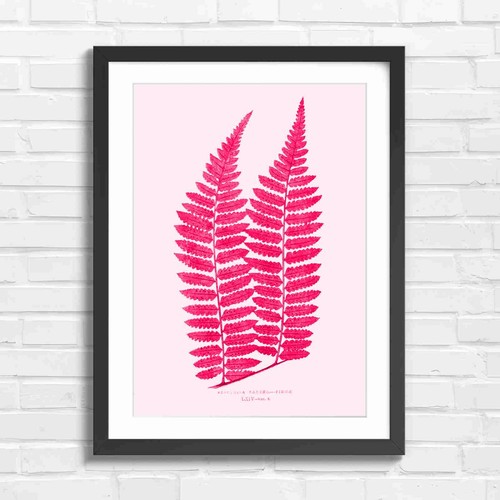 Botanical vintage fern frond - botanical,