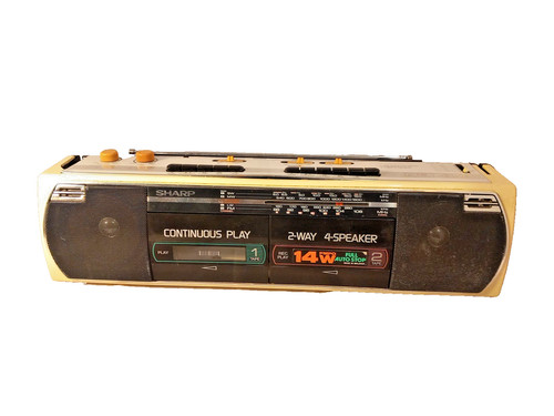 Sharp stereo radio casette - sharp,