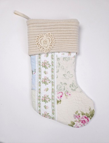 Upcycled quilted shabby chic - upcycled,