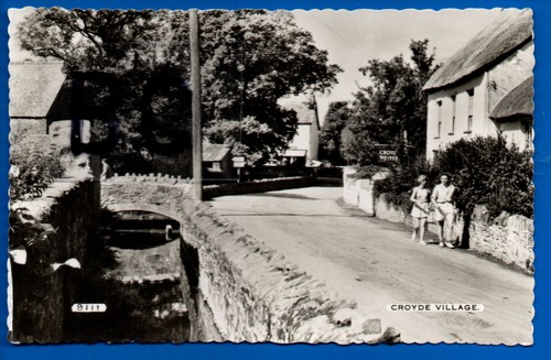 Postcard croyde village - postcard,