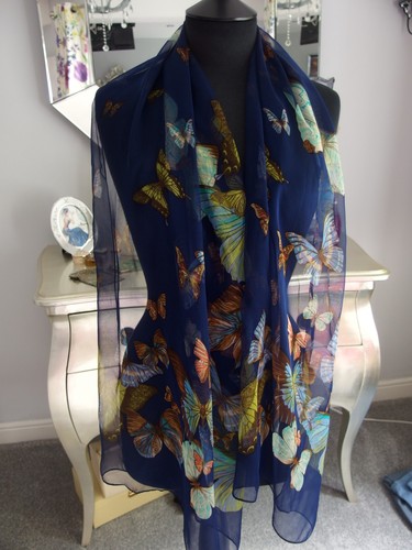 Pure silk scarf