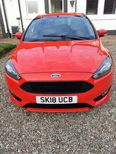 2018 Ford Focus ST- Line , 1.0T Petrol  Red , Excellent condition , FSH , 5 door
