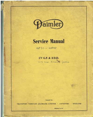 Daimler cvg5 cvg6 - &, double