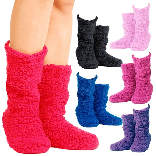 Warm fleece slipper boots cosy - warm,