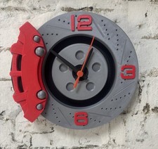 Brake Disc Clock. Garage-man