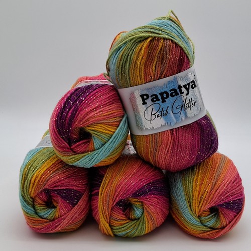 Papatya batik glitter - batik, knitting