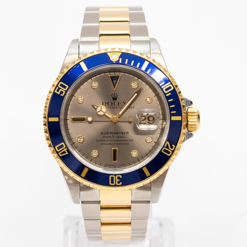 Rolex submariner date - rolex, ‘serti