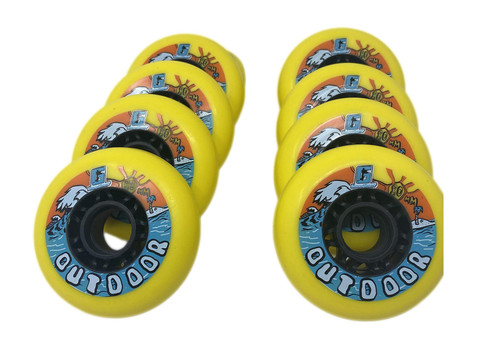 Outdoor hockey wheels 80mm - wheels, 85a