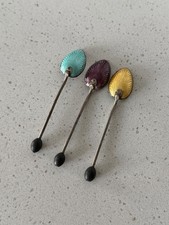 Sterling Silver Enamel Vintage