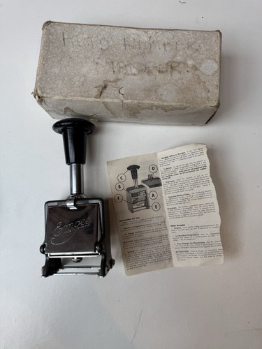 Vintage emgee numbering - vintage,