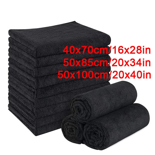 Pcs black microfiber bleach - black,