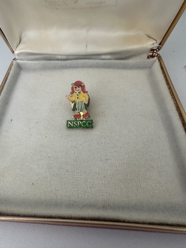 Nspcc charity pin badge - nspcc,