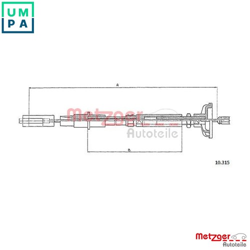 Cable pull clutch control - cable,
