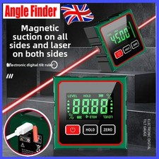 360° Magnetic Digital Protractor Angle Finder Gauge Inclinometer Level Meter